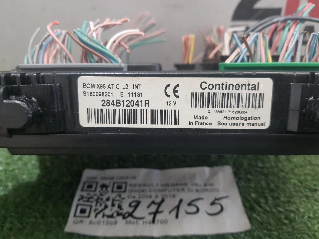 Computer DI Bordo 284B12041R Renault Mégane III SW 2009