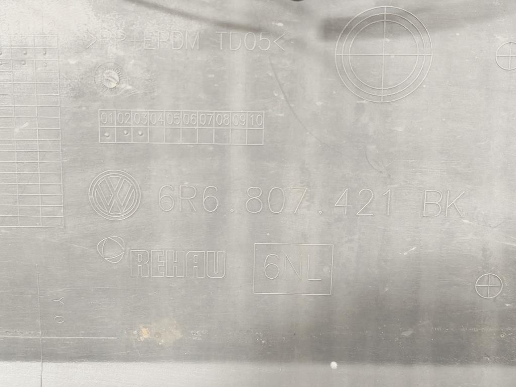 Paraurti POST 6R6807421BK Volkswagen POLO VI 2009