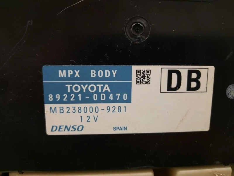 Computer DI Bordo 892210D470 Toyota Yaris IV 2014