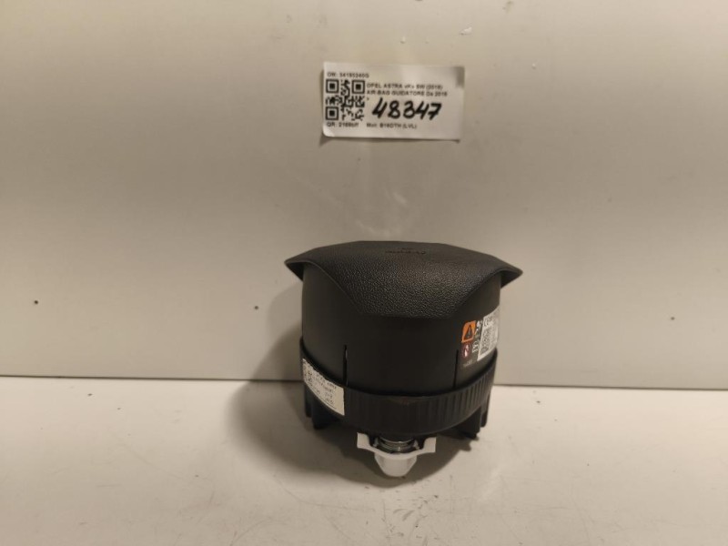 Air-bag Guidatore 34193240G Opel Astra K SW 2016