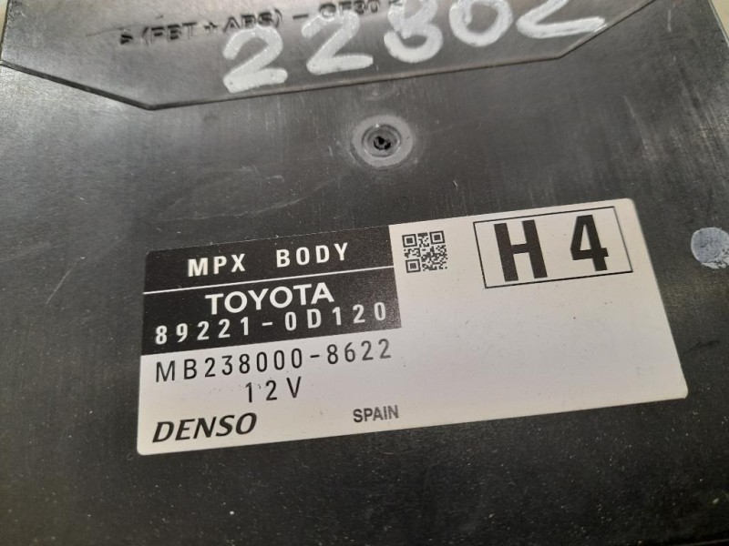 Computer DI Bordo 892210D120 Toyota Yaris IV 2014
