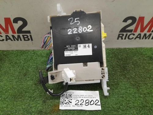 Computer DI Bordo 892210D120 Toyota Yaris IV 2014
