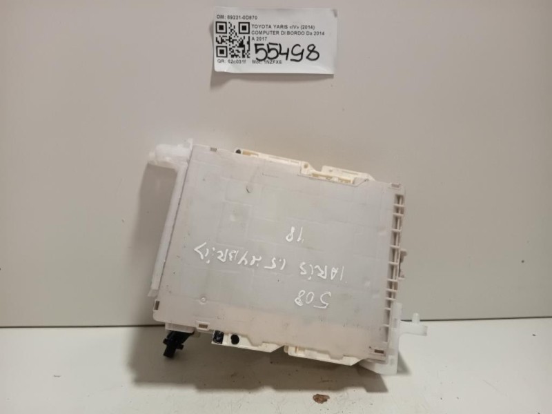 Computer DI Bordo 89221-0D870 Toyota Yaris IV 2014