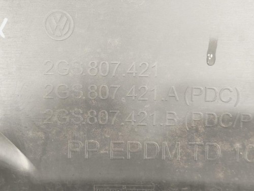 Paraurti POST 2GS 807 421 Volkswagen POLO VII 2017