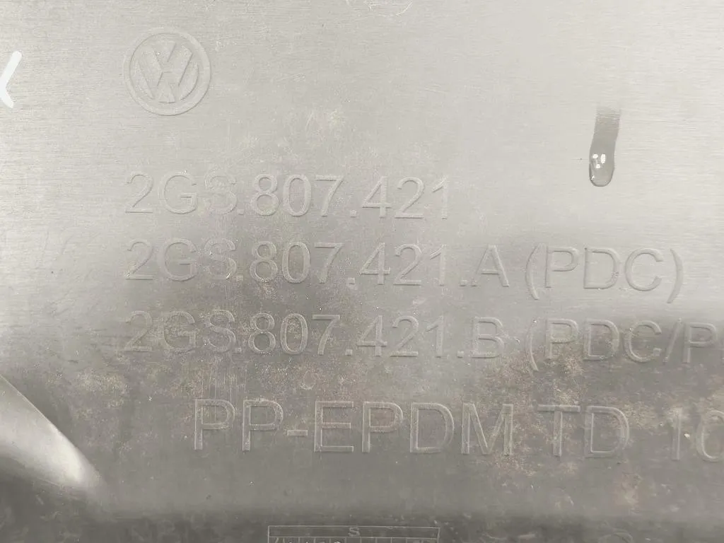 Paraurti POST 2GS 807 421 Volkswagen POLO VII 2017
