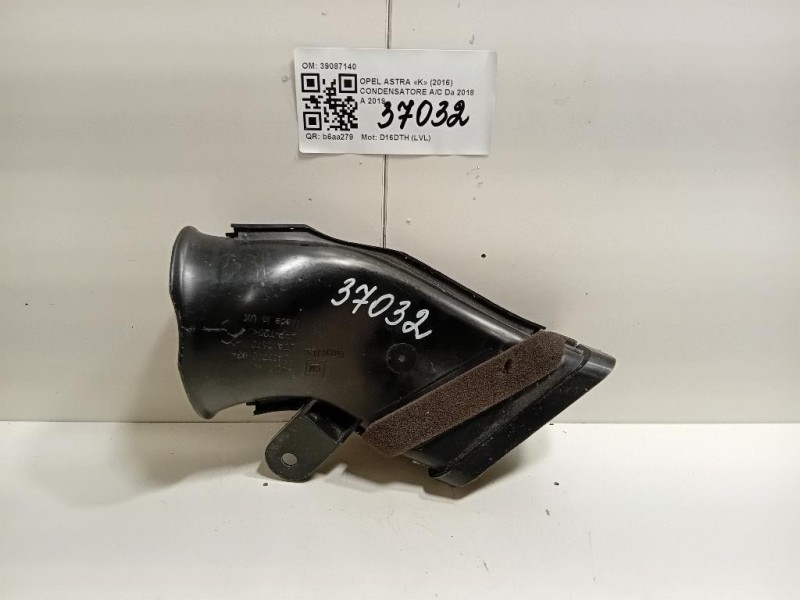 Condensatore AC 39087140 Opel Astra K 2016