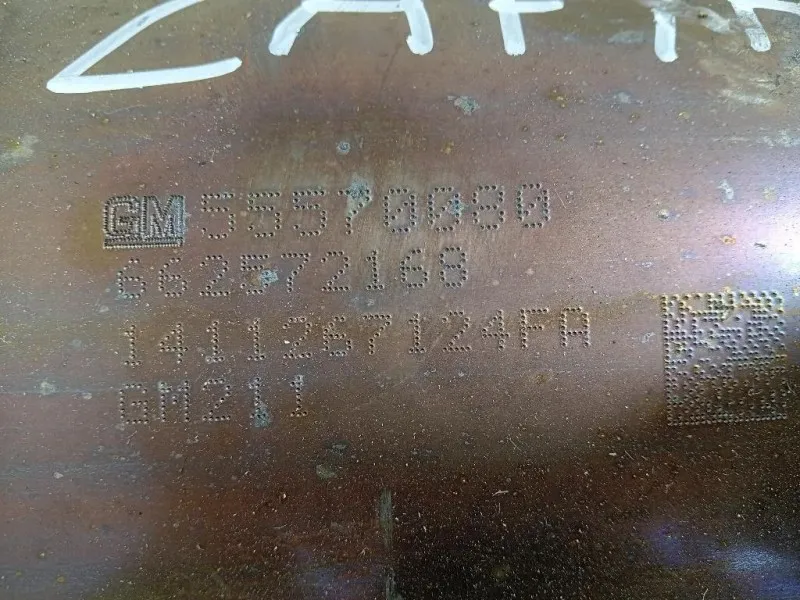 Catalizzatore 55570080 Opel Zafira C 2012