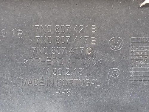 Paraurti POST 7E0807421B 7N0807417B Volkswagen Sharan IV 2010