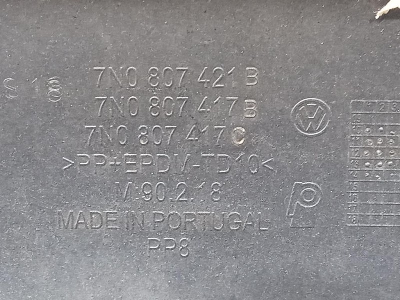 Paraurti POST 7E0807421B 7N0807417B Volkswagen Sharan IV 2010