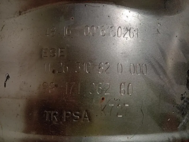 Catalizzatore 9817106280 Peugeot 3008 II 2020