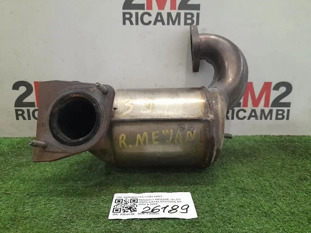 Catalizzatore 8200200212A 7700114302 Renault Megane II CC 2003