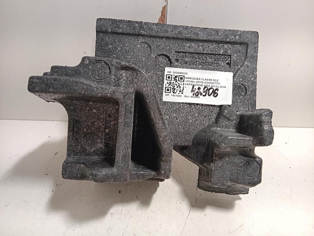Condotto Aspirazione ARIA DX 2925050430 Mercedes Classe GLE W166 2015