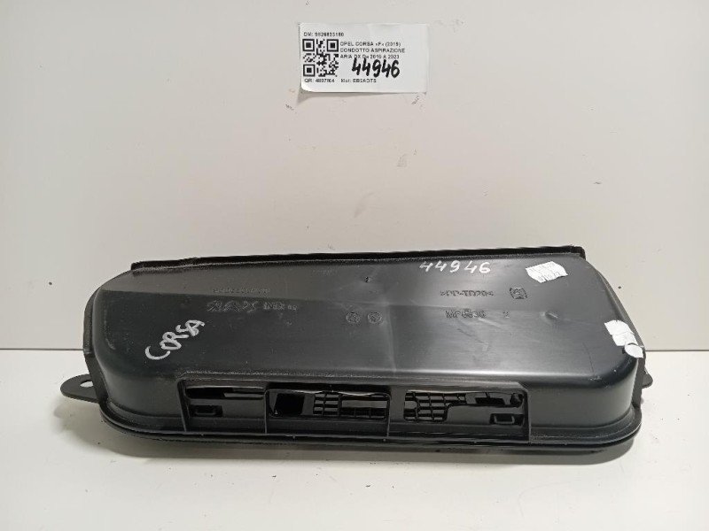 Condotto Aspirazione ARIA DX 9826833180 Opel Corsa F 2019