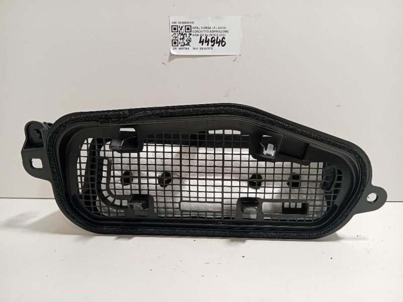 Condotto Aspirazione ARIA DX 9826833180 Opel Corsa F 2019