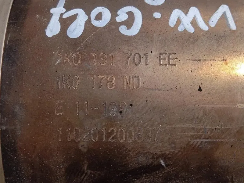 Catalizzatore 1K0131701 EE Volkswagen GOLF VI 2009