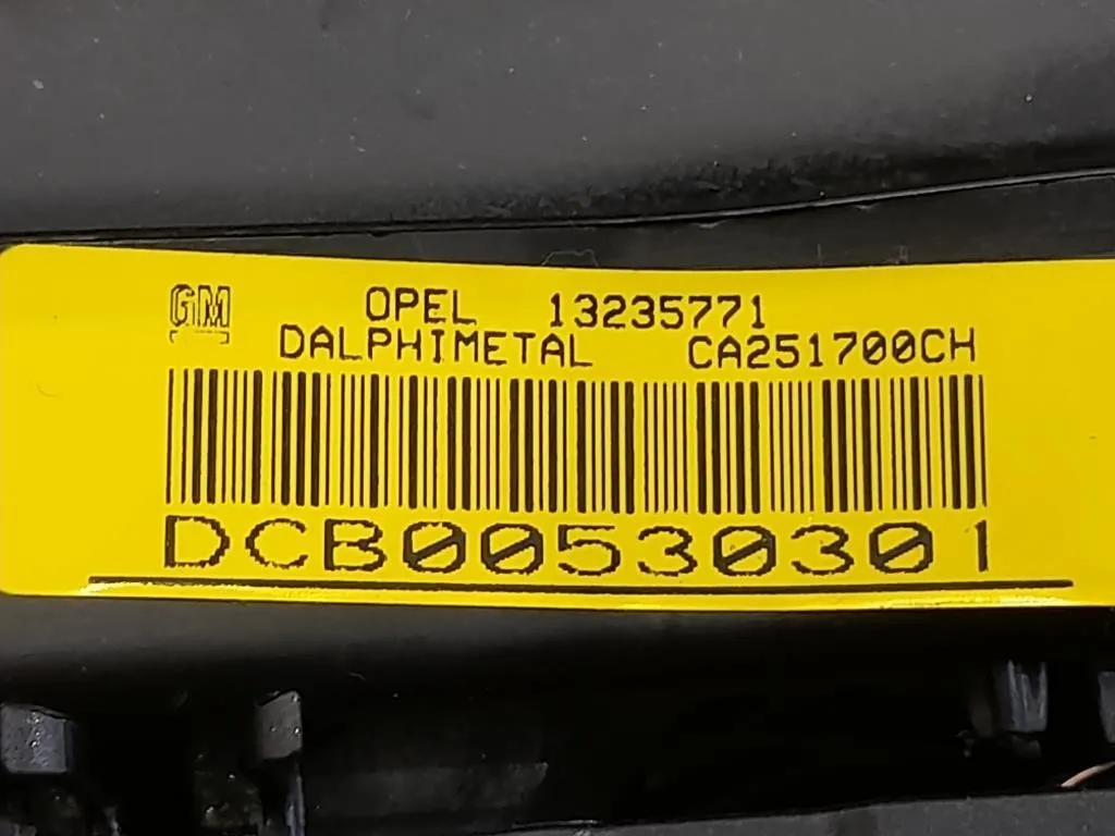 Air-bag Guidatore 13235771 Opel Corsa D 2010