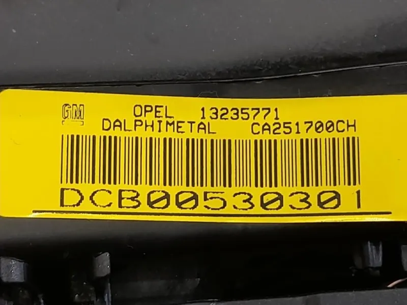 Air-bag Guidatore 13235771 Opel Corsa D 2010