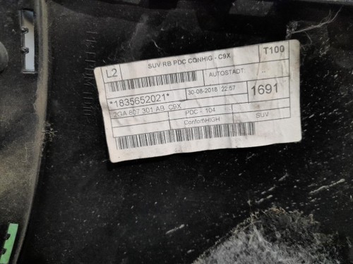 Paraurti POST NUDO 2GA807301AB Volkswagen T-roc 2017