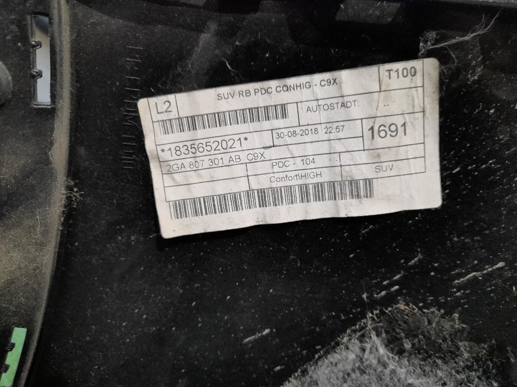 Paraurti POST NUDO 2GA807301AB Volkswagen T-roc 2017