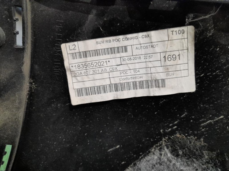 Paraurti POST NUDO 2GA807301AB Volkswagen T-roc 2017