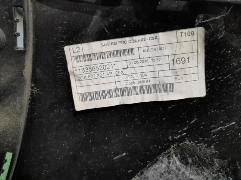 Paraurti POST NUDO 2GA807301AB Volkswagen T-roc 2017