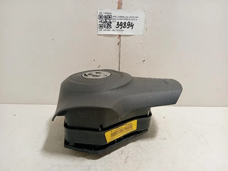 Air-bag Guidatore 13369480 Opel Corsa D 2010