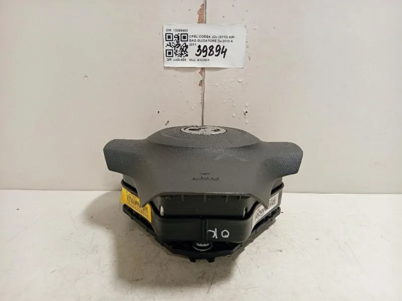 Air-bag Guidatore 13369480 Opel Corsa D 2010
