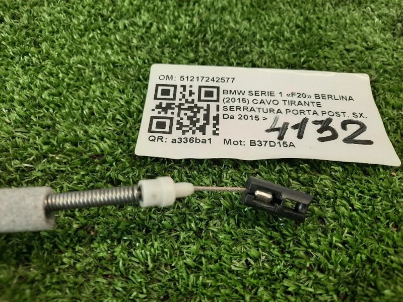 CAVO Tirante Serratura Porta POST SX 51217242577 Bmw Serie 1 F20 Berlina 2015