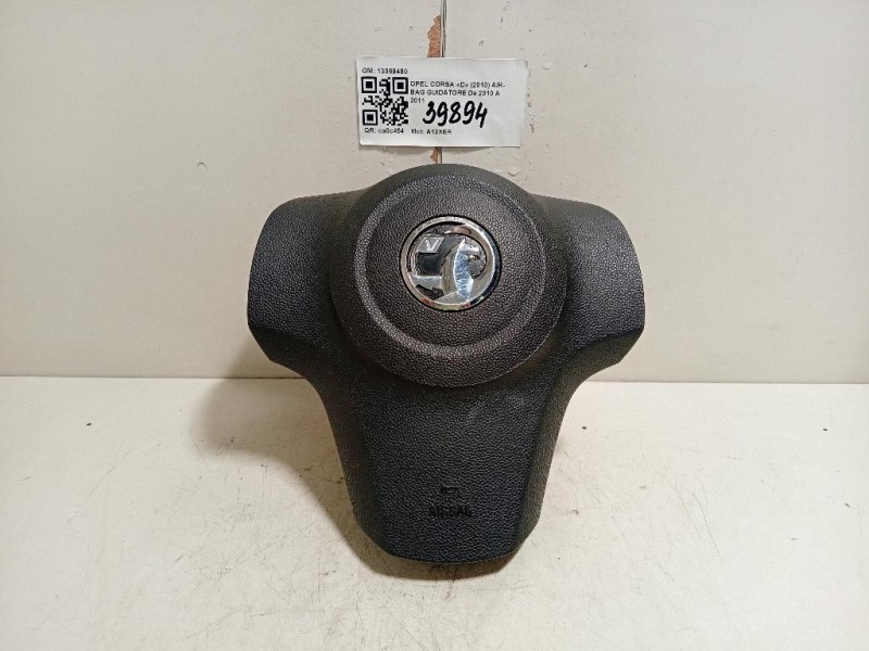 Air-bag Guidatore 13369480 Opel Corsa D 2010