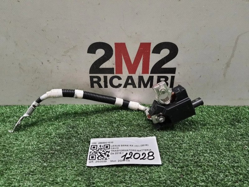 CAVO Trasformatorebatteria 2885931010 Lexus Serie RX IV 2016