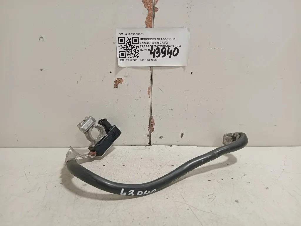 CAVO Trasformatorebatteria A1669055901 Mercedes Classe GLE W166 2015