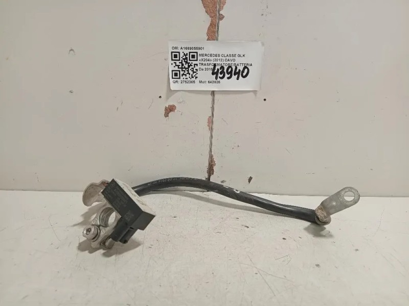 CAVO Trasformatorebatteria A1669055901 Mercedes Classe GLE W166 2015