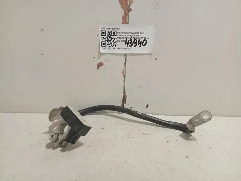 CAVO Trasformatorebatteria A1669055901 Mercedes Classe GLE W166 2015
