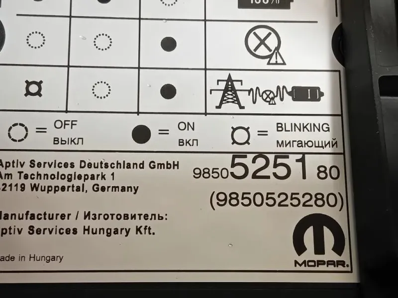 CAVO Trasformatorebatteria 9850525180 Peugeot 2008 II 2020