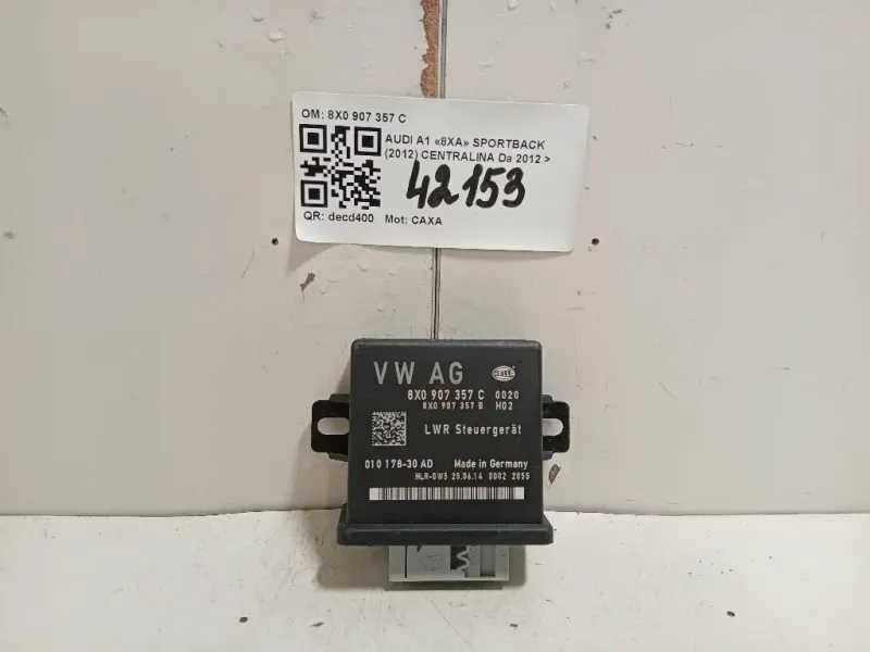 Centralina 8X0 907 357 C Audi A1 8XA Sportback 2012