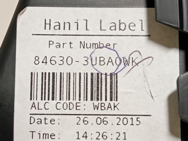 Console Centrale 84630-3UBA0 Kia Sportage III 2010