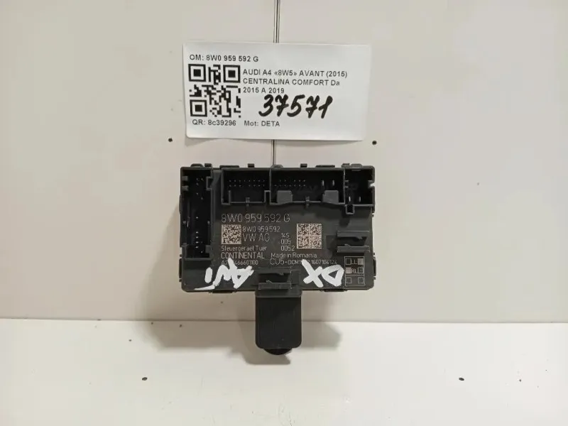 Centralina 8W0 959 592 G PORTA ANT DX Audi A4 8W5 Avant 2015