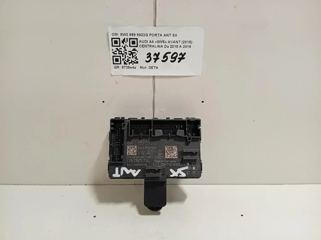 Centralina 8W0 959 5923G PORTA ANT SX Audi A4 8W5 Avant 2015