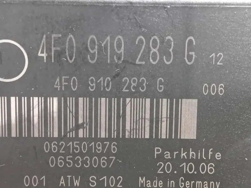 Centralina 4F0919283G CENTRALINA SENSORI DI PARCHEGGIO Audi A6 4F2 2008