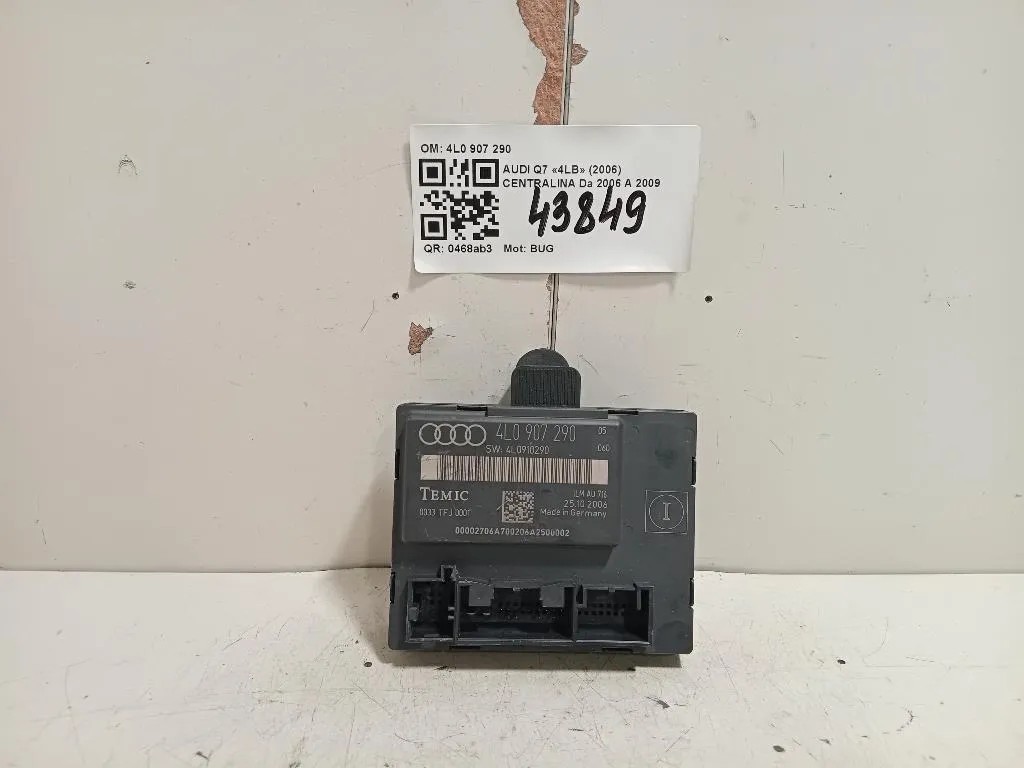 Centralina 4L0 907 290 Audi Q7 4LB 2006