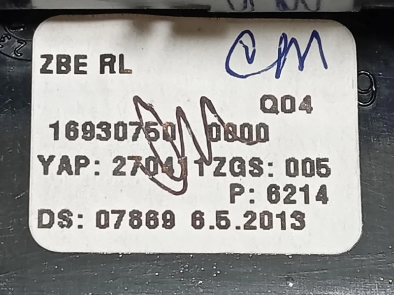 Console Centrale A166 680 1817 Mercedes Classe ML W166 2012