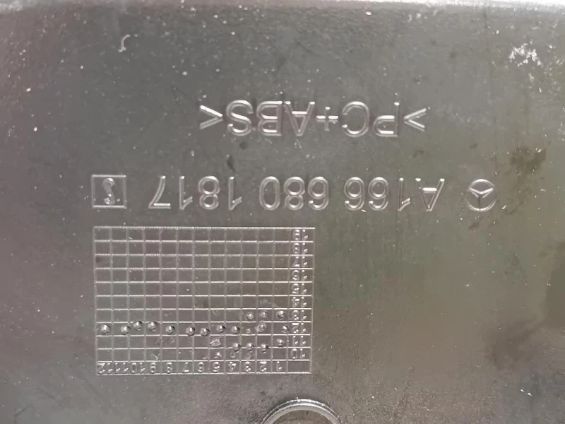 Console Centrale A166 680 1817 Mercedes Classe ML W166 2012