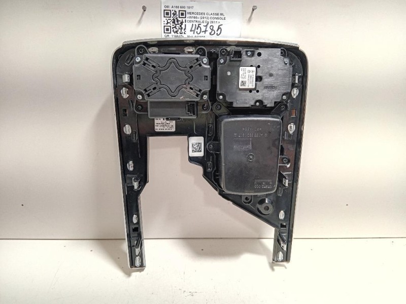 Console Centrale A166 680 1817 Mercedes Classe ML W166 2012