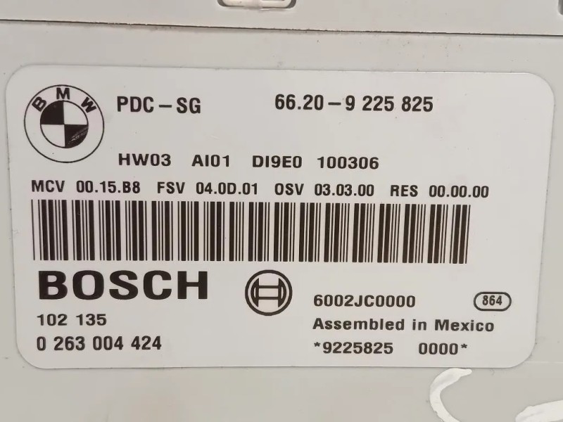 Centralina 6620-9 225 825 Bmw Serie 1 E81 Berlina 2005