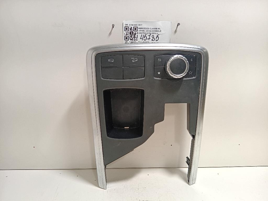 Console Centrale A166 680 1817 Mercedes Classe ML W166 2012
