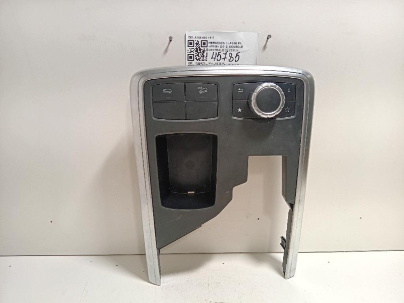 Console Centrale A166 680 1817 Mercedes Classe ML W166 2012