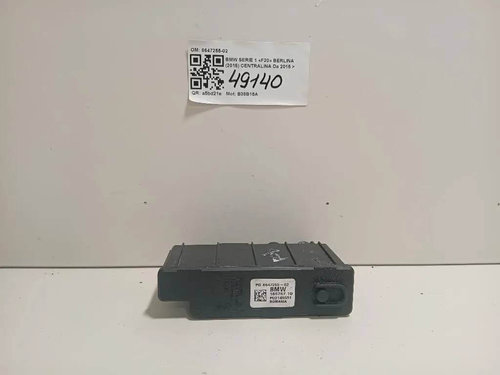 Centralina 8647255-02 Bmw Serie 1 F20 Berlina 2015