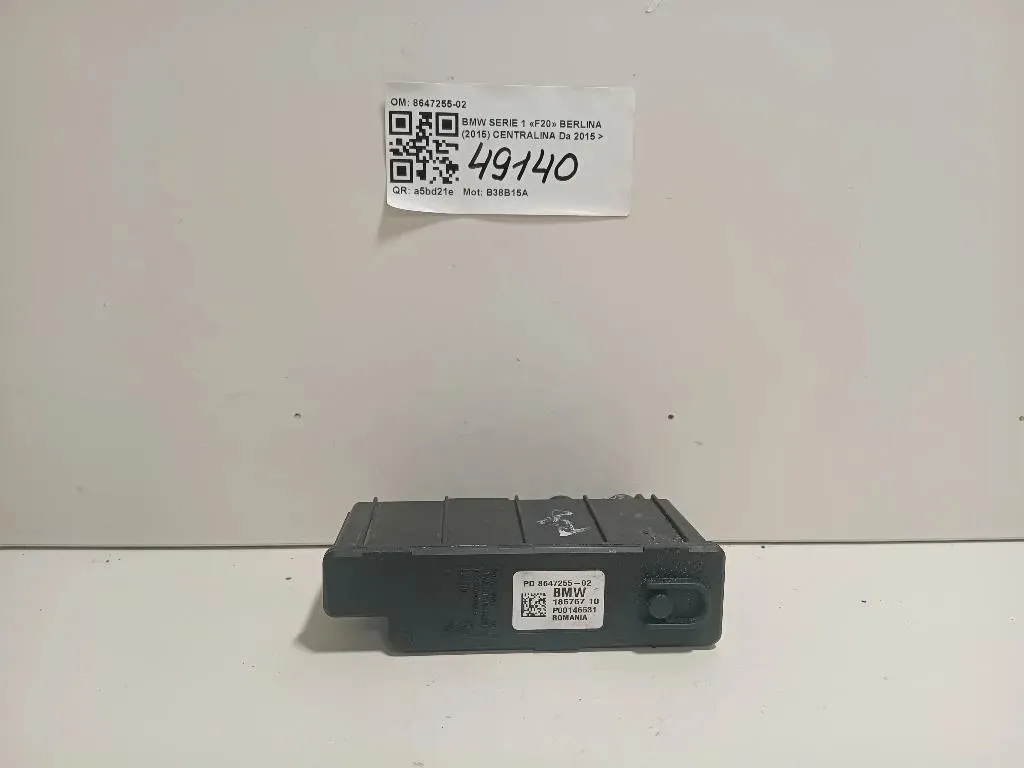 Centralina 8647255-02 Bmw Serie 1 F20 Berlina 2015