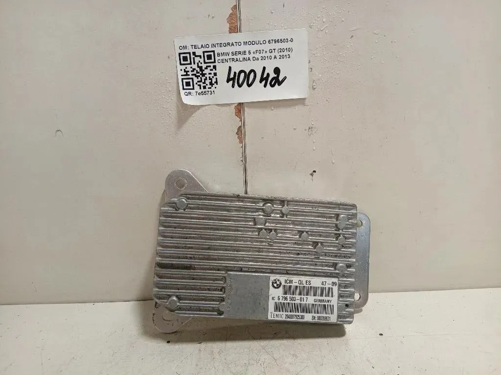 Centralina TELAIO INTEGRATO MODULO 6796503-01 Bmw Serie 5 F07 GT 2010