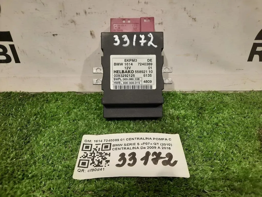Centralina 1614 7240389 01 CENTRALINA POMPA CARBURANTE Bmw Serie 5 F07 GT 2010